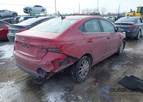 2022 Hyundai Accent Sel z USA, uszkodzony, nr VIN 3KPC24A65NE155496